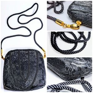 Vintage Art Deco Style Fully Beaded Evening Bag